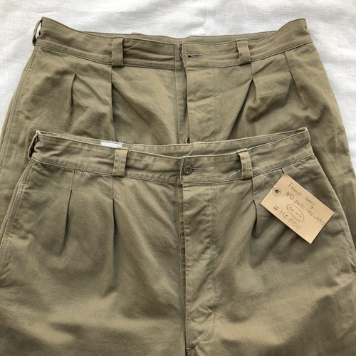 50-60s french army chino m52 pants(34inch)