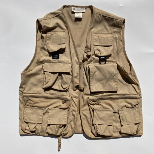 columbia pgf fishing vest (105 size) - 수박빈티지