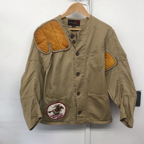 50s 10-x shooting hunting gun club jacket embroidered padded elbow