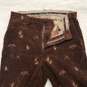 polo embroidered corduroy pants (33 inch)