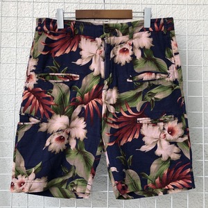 engineered garments floral pattern short (34 inch)