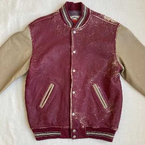avirex horsehide varsity jacket (100-105 size)