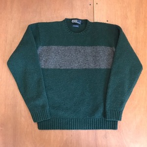 Polo Ralph Lauren lamswool color block crew neck sweater (95-100)