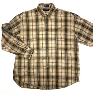 gant heavy cotton check shirt (105 size)